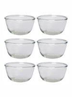Goodhomes Glass Mixing Bowl (Set of 6 Pcs.)