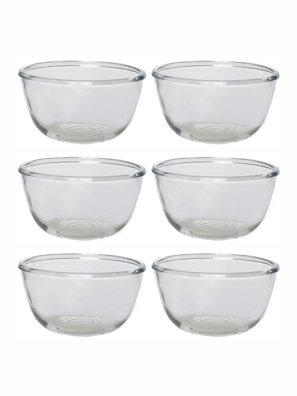 Goodhomes Glass Mixing Bowl (Set of 6 Pcs.)