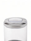 Flip Lock-tight borosilicate Glass Storage jar Set (Set of 2pcs)