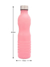 Glass Bottles with Airtight Cap for Water, Juice ( Set of 4 pcs)