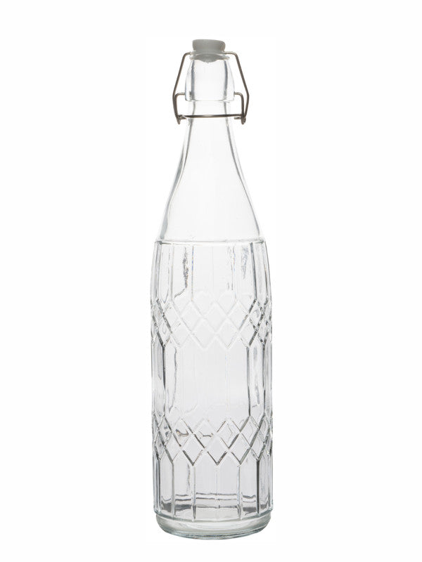 White Gold Glass Bottle (Set of 2pcs)