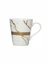 White Gold Porcelain Coffee Mug (Set of 2pcs)