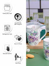 Porcelain Large Coffee Mug Set of 2pcs