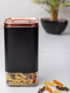 Square Glass Jar with Airtight Copper Lid WG-21128