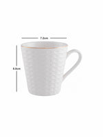 Porcelain Tea & Coffee Mug (Set of 6pcs)