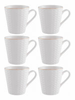 Porcelain Tea & Coffee Mug (Set of 6pcs)