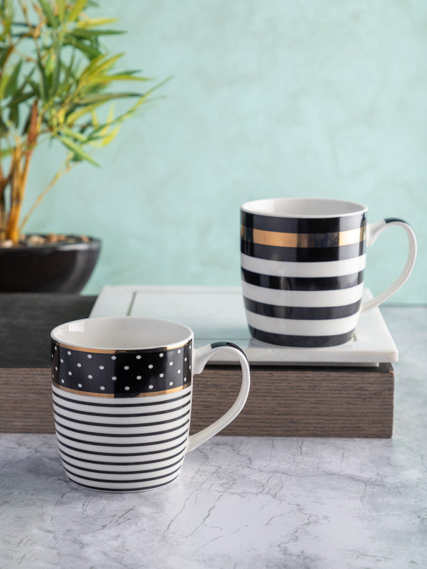 Porcelain Tea Cups/Coffee Mugs (Set of 2 pcs)