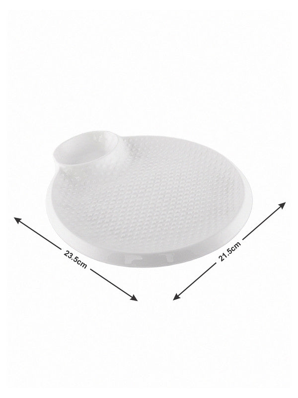 Porcelain Chip n Dip Round Platter WG-913