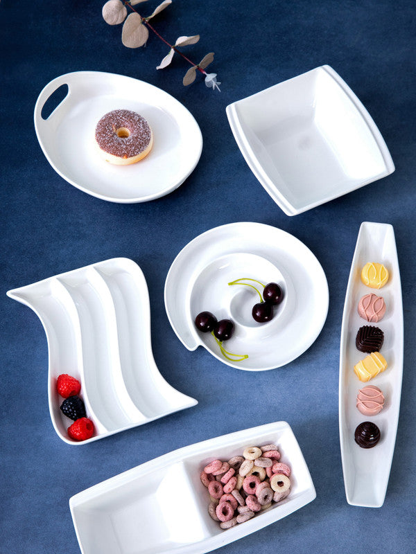 Porcelain Elite 6pcs Snack Set