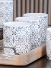 Goodhomes Bone China Coffee Mug with Real Platinum Print (Set of 6pcs)