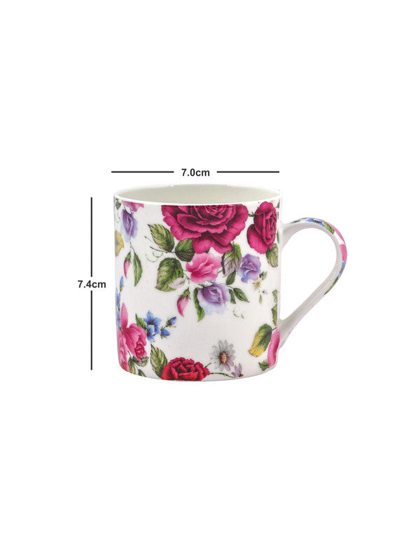 Goodhomes Bone China Tea & Coffee Mugs (Set of 6pcs)