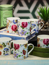 Goodhomes Bone China Tea & Coffee Mugs (Set of 6pcs)