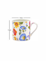 Goodhomes Bone China Tea & Coffee Mugs (Set of 6pcs)