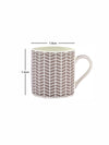 Goodhomes Bone China Tea & Coffee Mugs (Set of 6pcs)