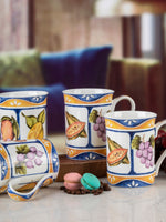 Goodhomes Bone China Tea & Coffee Mug (Set of 4 pcs)