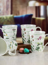 Goodhomes Bone China Tea & Coffee Mug (Set of 4 pcs)