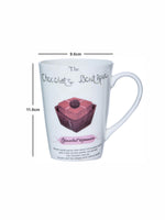 Goodhomes Bone China Tea/Coffee Large Mug (Set of 2pcs) 360ml - Chocolate Boutique