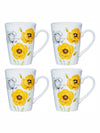 Goodhomes Bone China Tea/Coffee Large Mug (Set of 2pcs) 360ml - Modern Floral