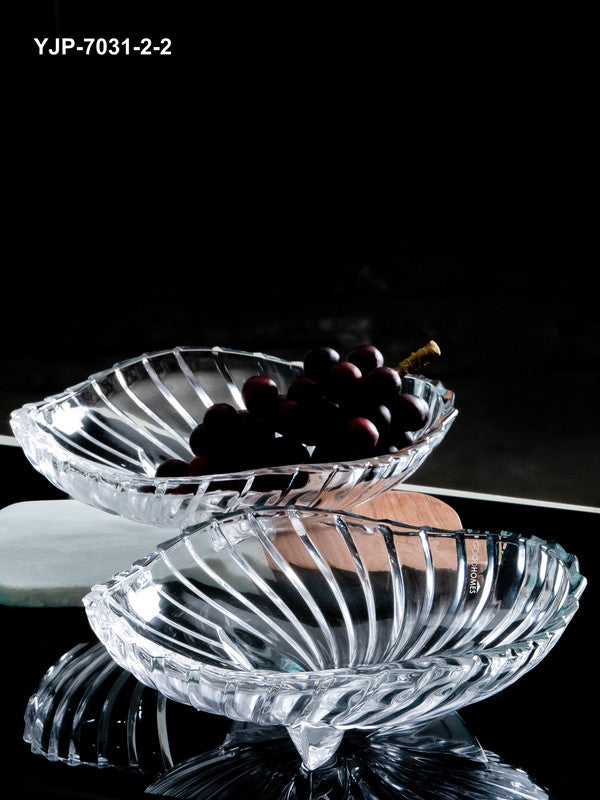 Goodhomes Glass Fruit Bowl (Set of 2pcs)