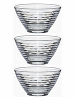 Glass Serving Bowl set of 3pcs