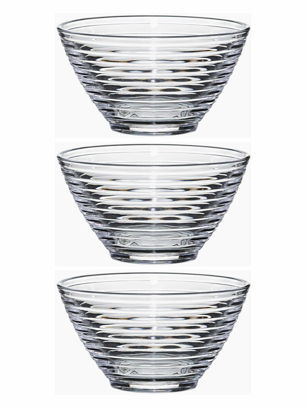 Glass Serving Bowl set of 3pcs