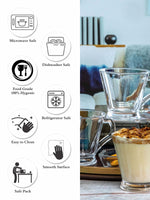 Goodhomes Glass Tea/Coffee Mug (Set Of 6Pcs)