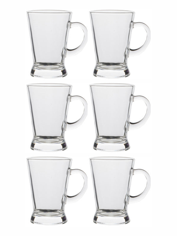 Glass Tea & Coffee Mug (Set of 6pcs) – GOOD HOMES