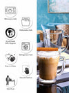 Goodhomes Glass Tea/Coffee Mug (Set of 6pcs)