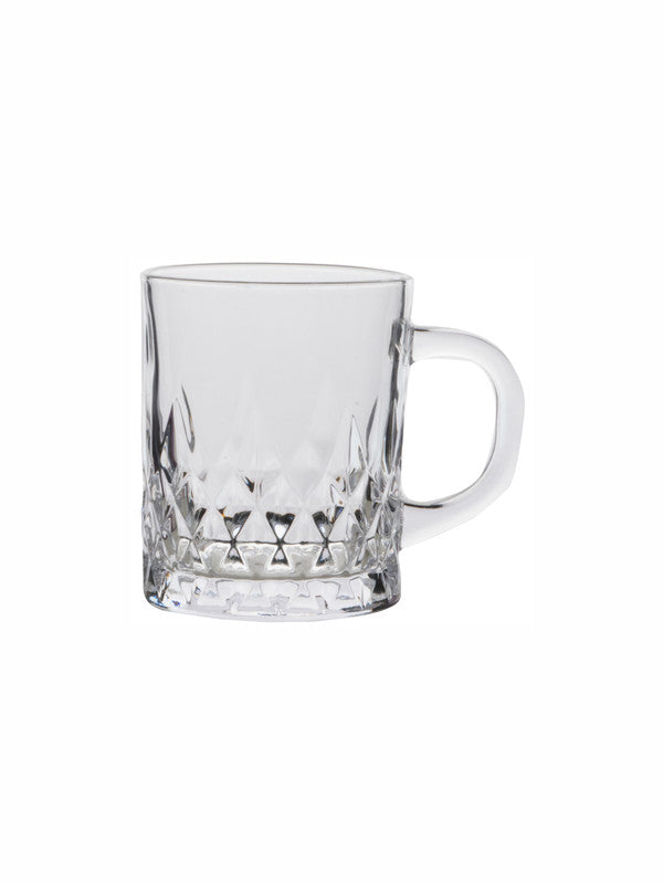 Goodhomes Glass Coffee Mug (Set of 6 Pcs.)