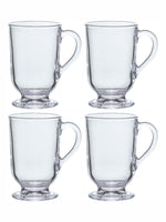 Goodhomes Glass Tumbler with Handle (Set of 4pcs)