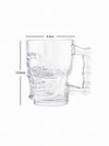Glass Beer Mug (Set of 2pcs)