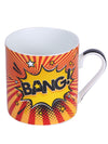 Bone China Mug Set with Bang! Slogan ( Set of 4 Cup )