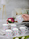 Goodhomes Goodhomes Bone China Tea/Coffee Mug (Set of 6pcs)