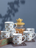 Goodhomes Bone China Tea/Coffee Mug (Set of 6pcs)
